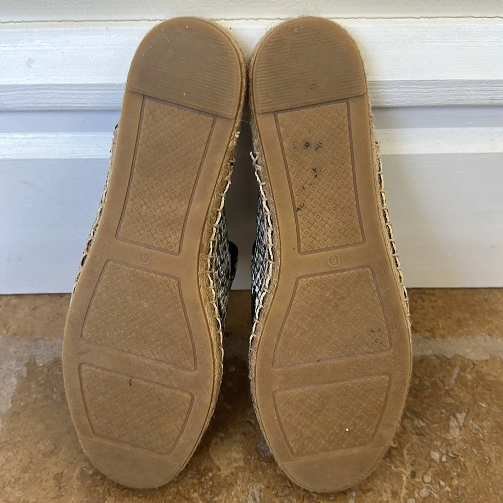 Tory Burch Snake Espadrille Slide | Size 6